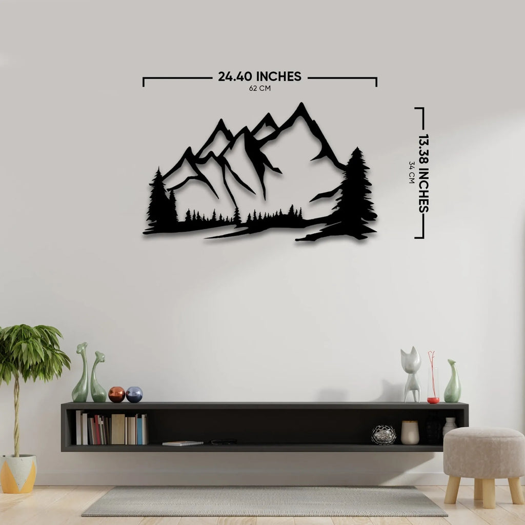 Mountain Metal Wall Art