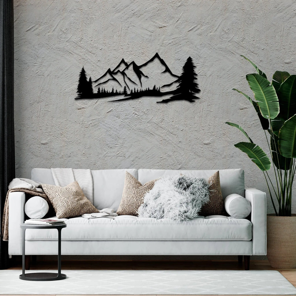 Mountain Metal Wall Art