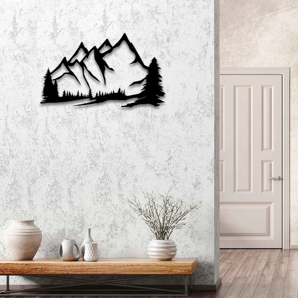 Mountain Metal Wall Art
