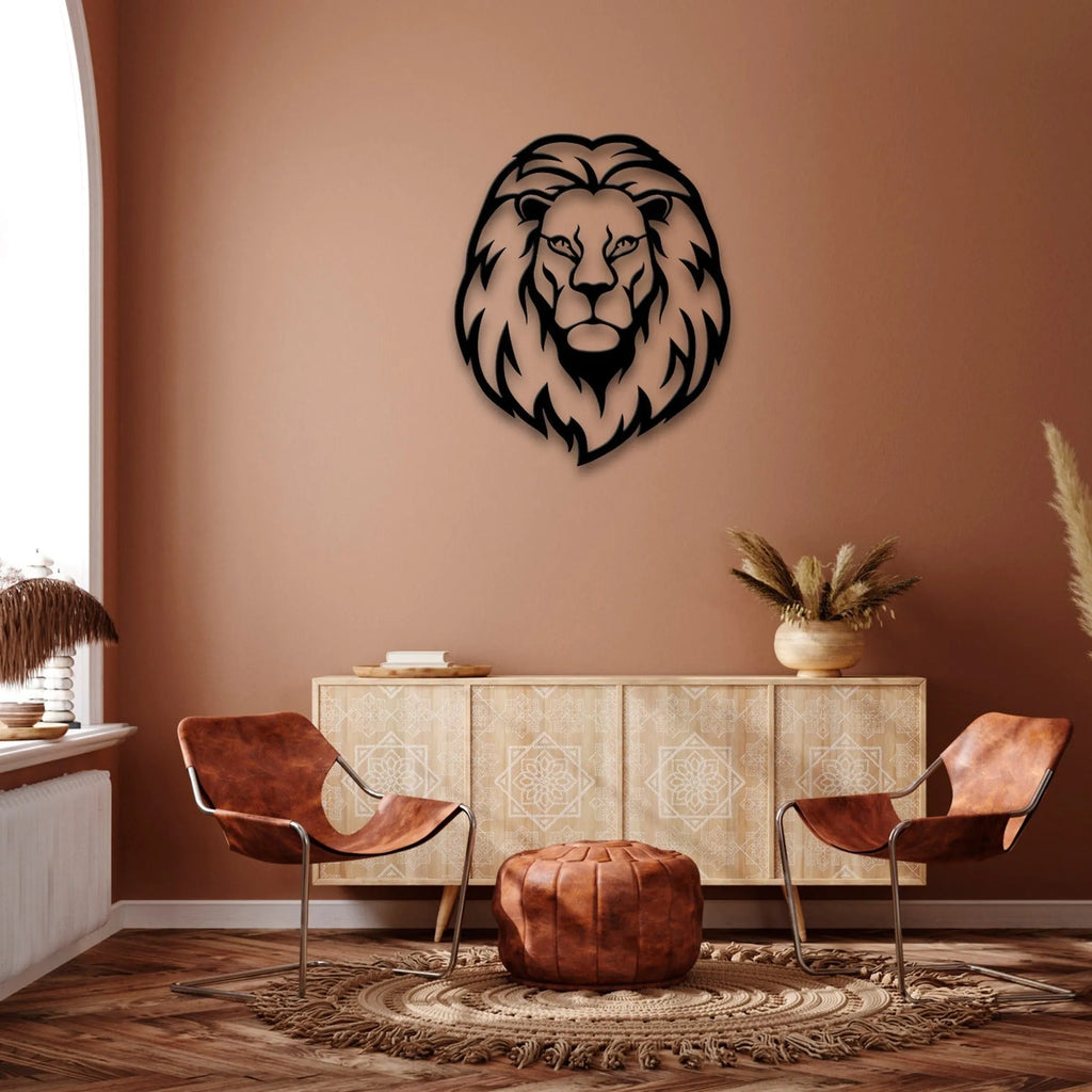 Lion Metal Wall Art