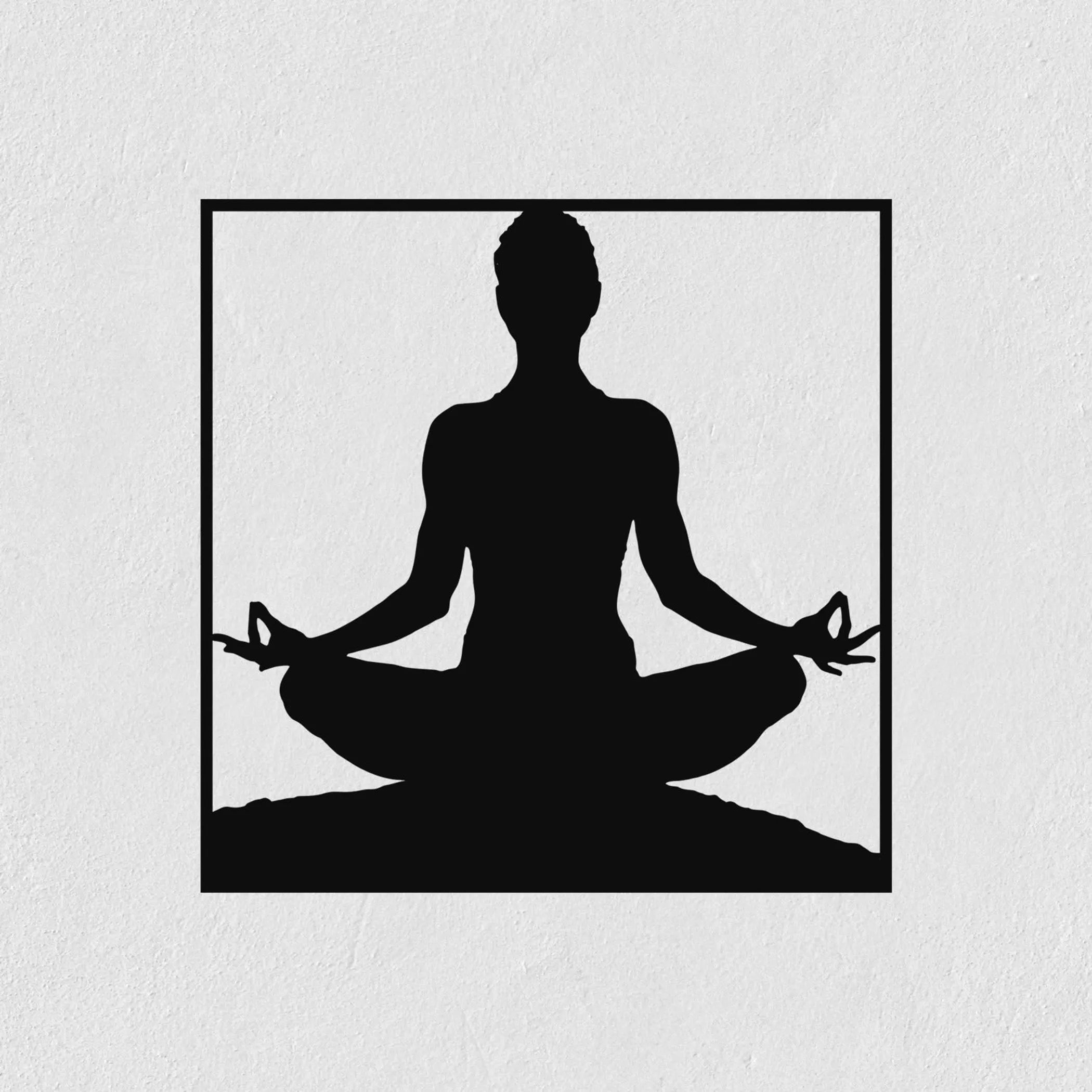 Meditation Zen Metal Wall Art