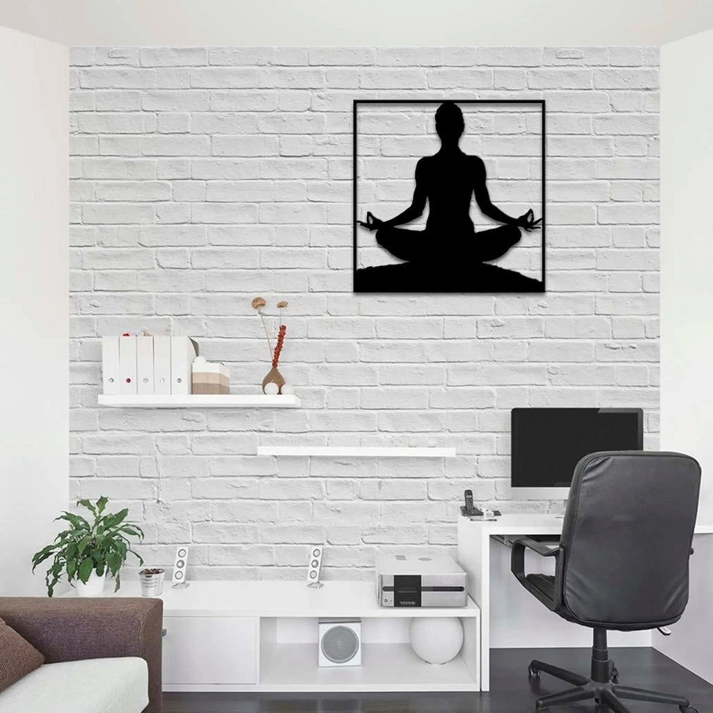 Meditation Zen Metal Wall Art