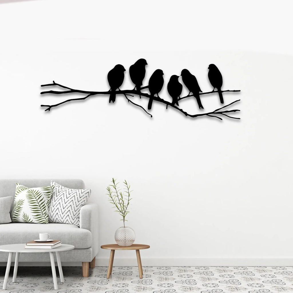 Birds Fly Metal Wall Art