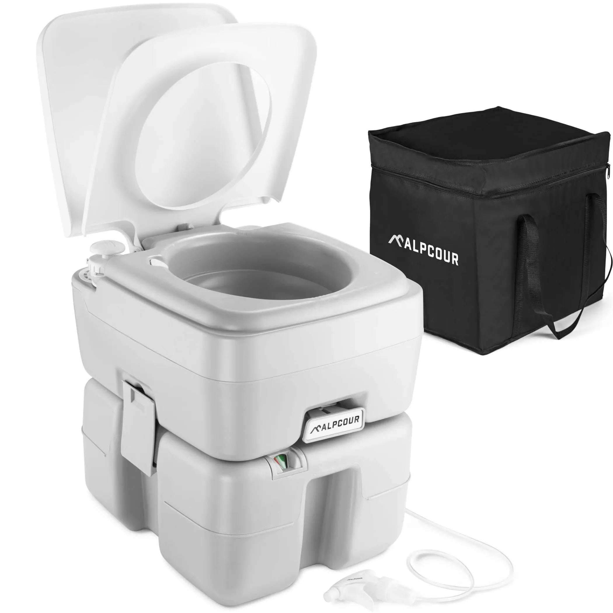 Indoor and Outdoor Portable Toilet for Camping or Travel