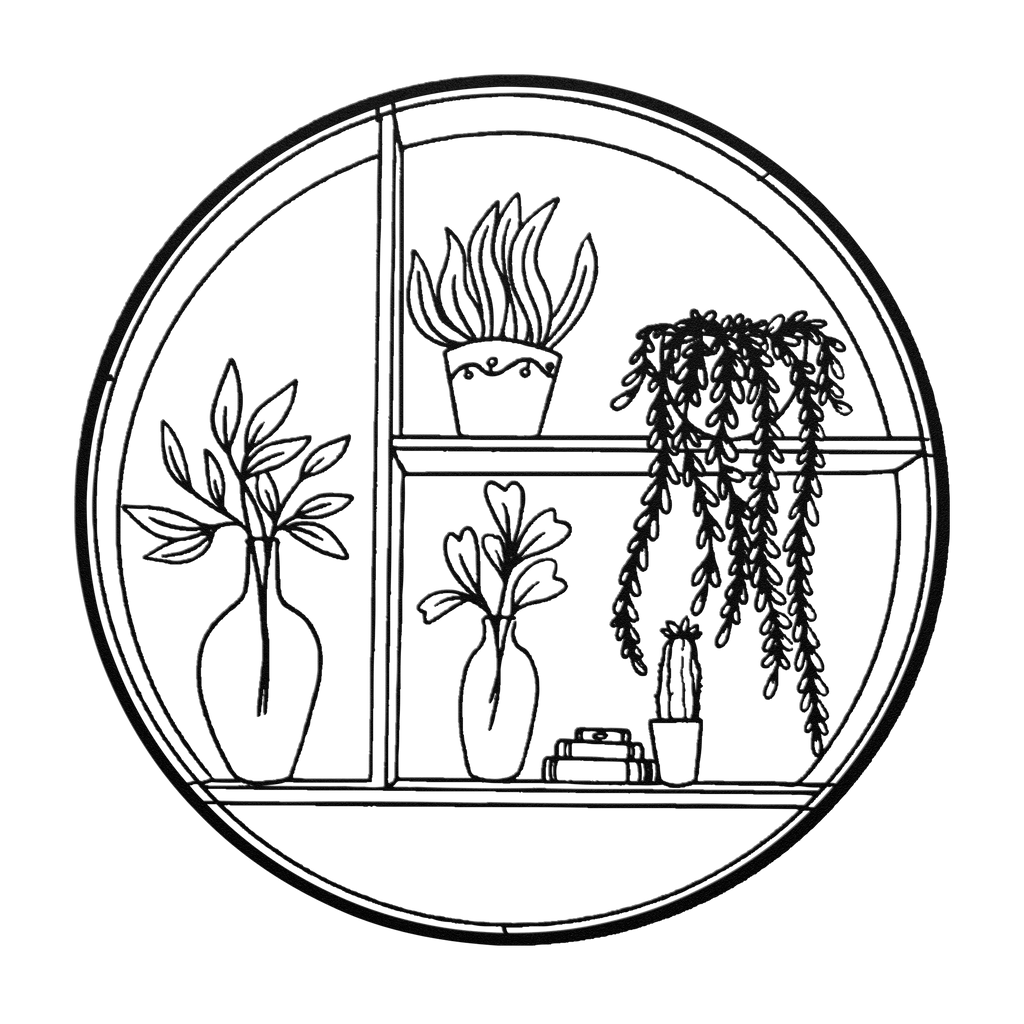 Circle_Shelf_With_Different_Plants_Desig_Black_Transparent_Mockup.png