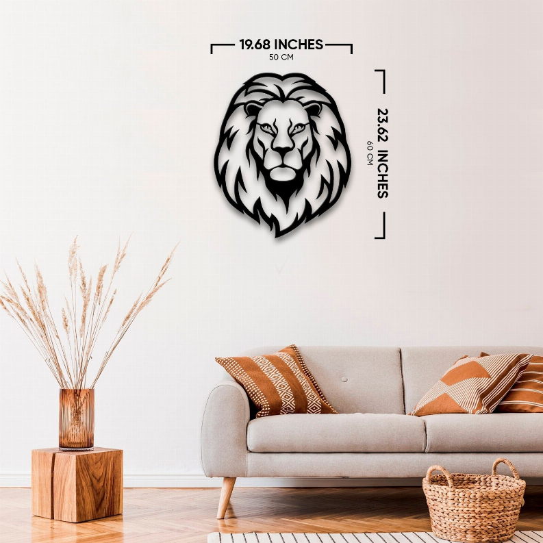 Lion Metal Wall Art