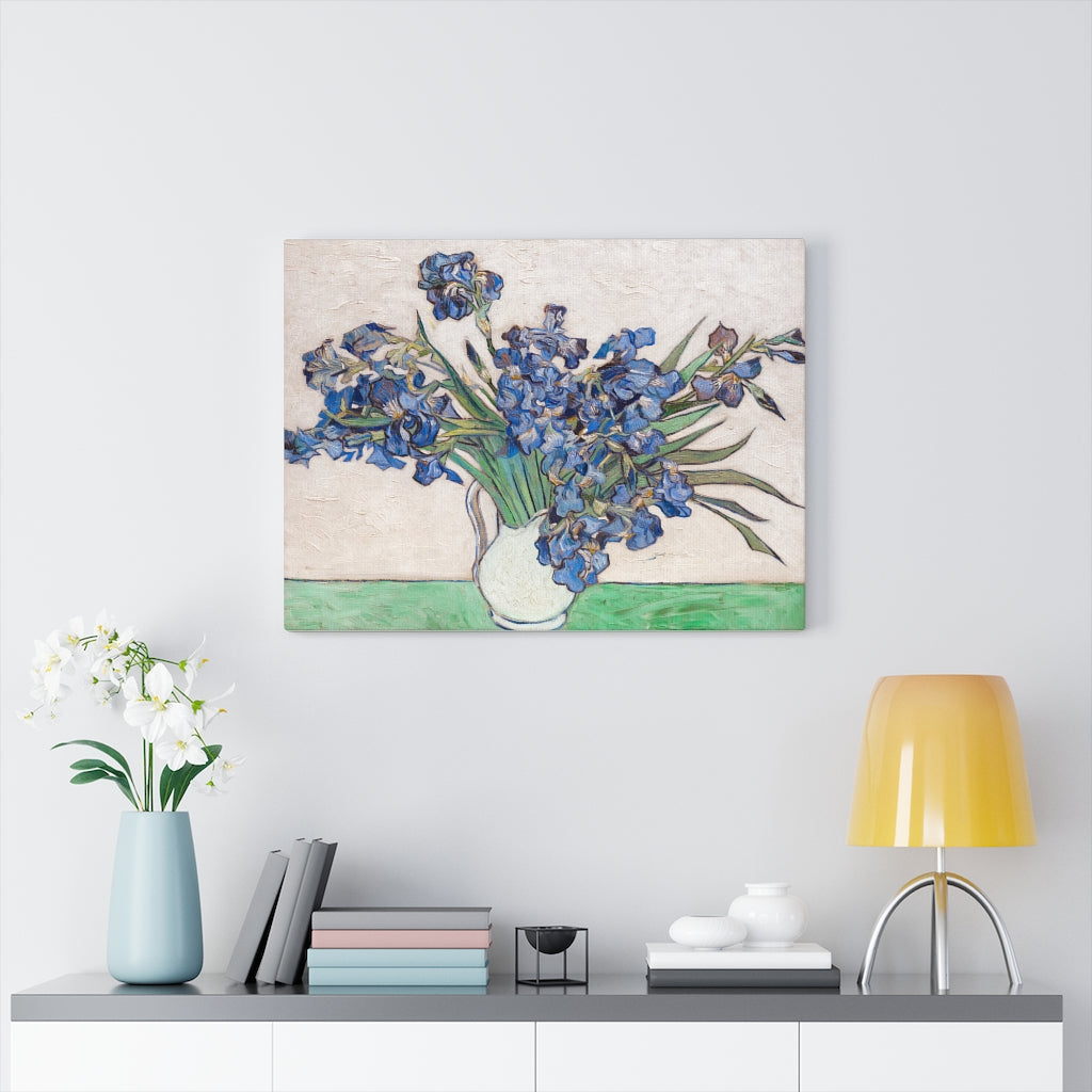Irises by Vincent Van Gogh Custom Canvas Wall Art 18” x 24” FREE Shipping Home Decor