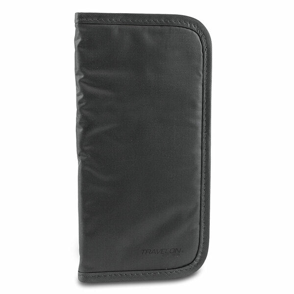 Travelon Luggage Safe ID Checkbook Wallet (Black)